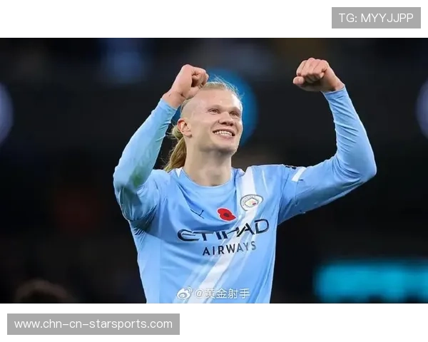 哈兰德禁区内抗住两名后卫，侧身扫射打入个人赛季第30球